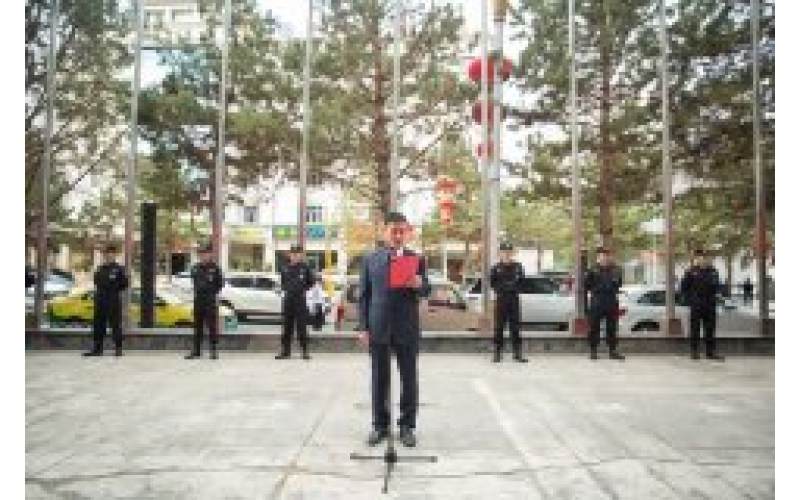 庆祝祖国70华诞，J9九游集团集团进行升旗典礼！